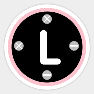 Letter L Sticker